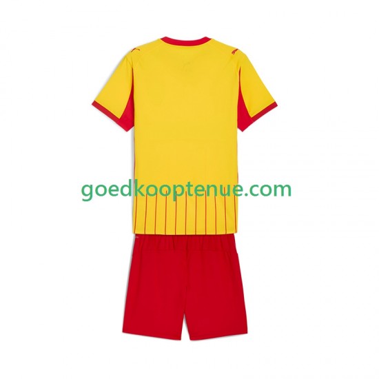 Thuis Tenue van RC Lens Kind 2-13 jaar 2025-26 Korte Mouw