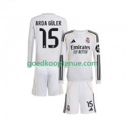 Thuis Tenue van Real Madrid Arda Guler 15 Kind 2-13 jaar 2025-26 Lange Mouw