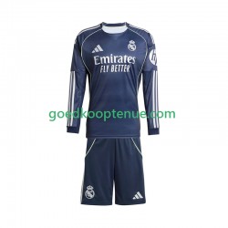 Uit Tenue van Real Madrid Kind 2-13 jaar 2025-26 Lange Mouw