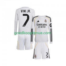 Thuis Tenue van Real Madrid Vinicius Junior 7 Kind 2-13 jaar 2025-26 Lange Mouw