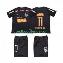 Uit Retro Tenue van Santos NEYMAR JR 11 Classic 2012 2013 Kind 2-13 jaar Korte Mouw