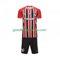 Uit Tenue van Sao Paulo Kind 2-13 jaar 2025-26 Korte Mouw