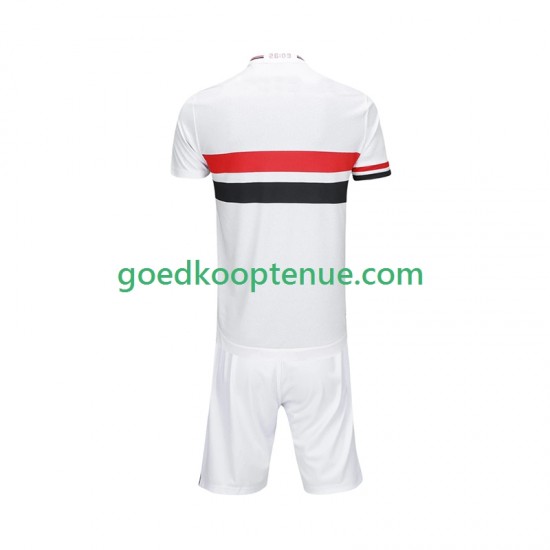 Thuis Tenue van Sao Paulo Kind 2-13 jaar 2025-26 Korte Mouw