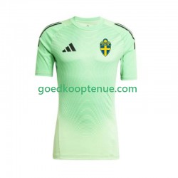 Thuis Tenue van Zweden Keepersshirt Heren 2025-26 Korte Mouw