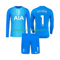 Uit Tenue van Tottenham Hotspur Keepersshirt Guglielmo Vicario 1 Kind 2-13 jaar 2025-26 Lange Mouw