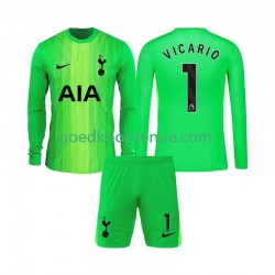 Thuis Tenue van Tottenham Hotspur Keepersshirt Guglielmo Vicario 1 Kind 2-13 jaar 2025-26 Lange Mouw