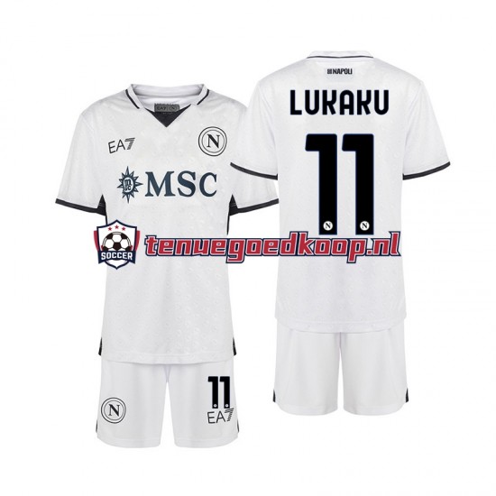 Uit Tenue van Napoli Lukaku 11 Kind 2-13 jaar 2024-25 Korte Mouw Uit Tenue van Napoli Lukaku 11 Kind 2-13 jaar 2024-25 Korte Mouw