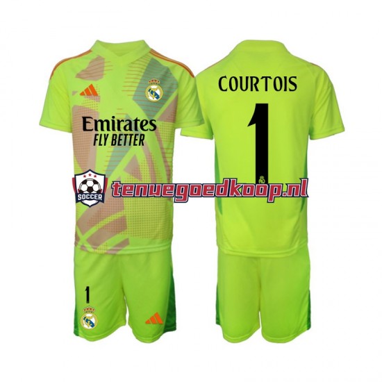 4de Tenue van Real Madrid Keepersshirt COURTOIS 1 Kind 2-13 jaar 2024-25 Korte Mouw 4de Tenue van Real Madrid Keepersshirt COURTOIS 1 Kind 2-13 jaar 2024-25 Korte Mouw
